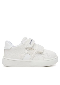 Tommy Hilfiger Sneakersy Flag Low Cut Velcro Sneaker T1A9-33726-0375 M Biały ze sklepu MODIVO w kategorii Buty sportowe dziecięce - zdjęcie 182609815