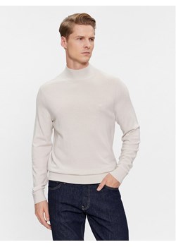 Calvin Klein Sweter Superior K10K110424 Beżowy Regular Fit ze sklepu MODIVO w kategorii Swetry męskie - zdjęcie 182609825