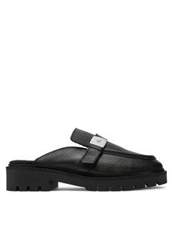Calvin Klein Jeans Klapki Flatform Slipon Mg Lth YW0YW01655 Czarny ze sklepu MODIVO w kategorii Klapki damskie - zdjęcie 182609877