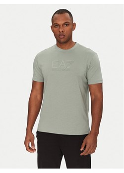 EA7 Emporio Armani T-Shirt 7M000224 AF10375 U9024 Zielony Regular Fit ze sklepu MODIVO w kategorii T-shirty męskie - zdjęcie 182609919