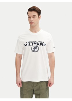 Aeronautica Militare T-Shirt 251TS2379J674 Biały Regular Fit ze sklepu MODIVO w kategorii T-shirty męskie - zdjęcie 182609929