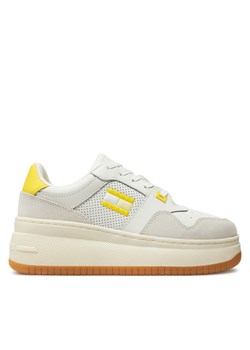 Tommy Jeans Sneakersy Tjw Retro Basket Flatform Mix EN0EN02654 Écru ze sklepu MODIVO w kategorii Buty sportowe damskie - zdjęcie 182610065
