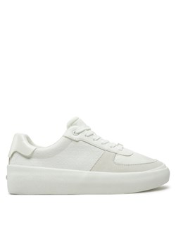 Calvin Klein Sneakersy Vulc Lace Up - Mono HW0HW02293 Biały ze sklepu MODIVO w kategorii Buty sportowe damskie - zdjęcie 182610069
