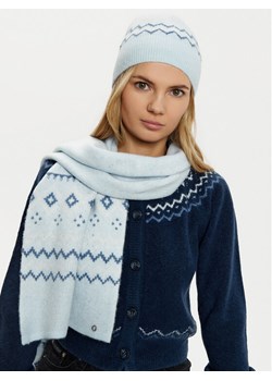 Guess Komplet czapka i komin W5PZ18 Z3LQ0 Niebieski Regular Fit ze sklepu MODIVO w kategorii Komplety czapka i szalik damskie - zdjęcie 182610128