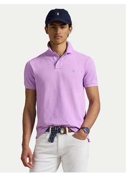 Polo Ralph Lauren Polo 710536856452 Fioletowy Slim Fit ze sklepu MODIVO w kategorii T-shirty męskie - zdjęcie 182610157