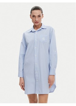 LAUREN RALPH LAUREN Koszula nocna ILN32315 Niebieski Relaxed Fit ze sklepu MODIVO w kategorii Koszule nocne - zdjęcie 182610219
