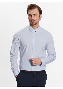 Calvin Klein Koszula K10K110856 Niebieski Slim Fit ze sklepu MODIVO w kategorii Koszule męskie - zdjęcie 182610267