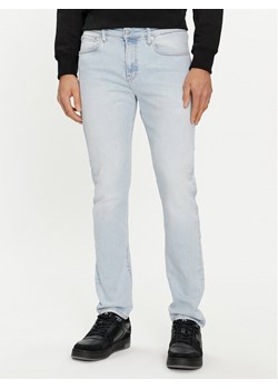 Calvin Klein Jeans Jeansy J30J324850 Błękitny Skinny Fit ze sklepu MODIVO w kategorii Jeansy męskie - zdjęcie 182610356