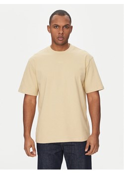 HUGO T-Shirt Dapolino 50488330 Beżowy Relaxed Fit ze sklepu MODIVO w kategorii T-shirty męskie - zdjęcie 182610429