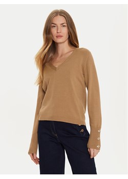 Morgan Sweter 242-MGOLD Beżowy Regular Fit ze sklepu MODIVO w kategorii Swetry damskie - zdjęcie 182610505