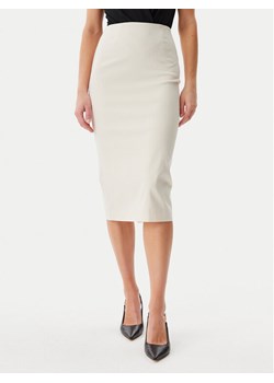 Guess Spódnica ołówkowa W5GD93 WGMR2 Beżowy Slim Fit ze sklepu MODIVO w kategorii Spódnice - zdjęcie 182610539