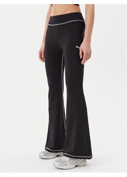 Puma Legginsy Dare To 629809 Czarny Slim Fit ze sklepu MODIVO w kategorii Spodnie damskie - zdjęcie 182610559