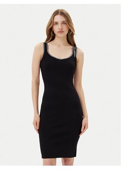 KARL LAGERFELD Sukienka codzienna A2W13018 Czarny Slim Fit ze sklepu MODIVO w kategorii Sukienki - zdjęcie 182610619