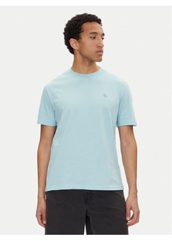 Calvin Klein Jeans T-Shirt Painted J30J327523 Zielony Regular Fit ze sklepu MODIVO w kategorii T-shirty męskie - zdjęcie 182610645