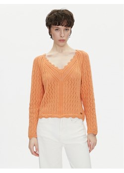 Pepe Jeans Sweter Olya PL702288 Pomarańczowy Regular Fit ze sklepu MODIVO w kategorii Swetry damskie - zdjęcie 182610765