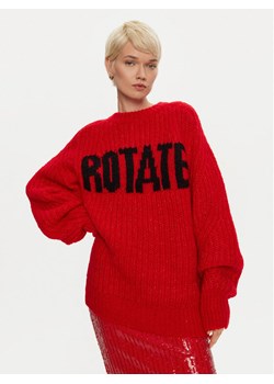 ROTATE Sweter Brandy 1137491292 Czerwony Loose Fit ze sklepu MODIVO w kategorii Swetry damskie - zdjęcie 182610857