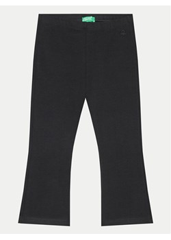 United Colors Of Benetton Legginsy 3DKEGF028 Czarny Flare Fit ze sklepu MODIVO w kategorii Spodnie dziewczęce - zdjęcie 182611036