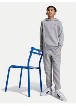 adidas Bluza IX5285 Szary Regular Fit ze sklepu MODIVO w kategorii Bluzy chłopięce - zdjęcie 182611079