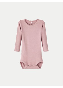 NAME IT Body dziecięce 13198038 Różowy ze sklepu MODIVO w kategorii Body niemowlęce - zdjęcie 182611156