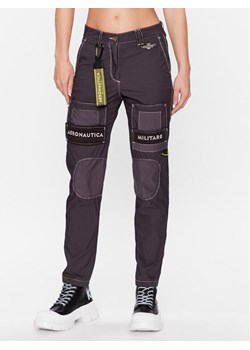 Aeronautica Militare Spodnie materiałowe 231PA1532DCT2987 Szary Regular Fit ze sklepu MODIVO w kategorii Spodnie męskie - zdjęcie 182611238