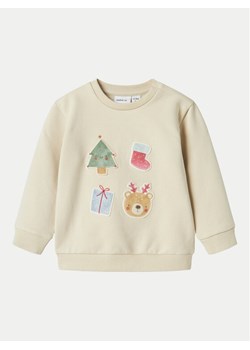 NAME IT Bluza 13234491 Écru Regular Fit ze sklepu MODIVO w kategorii Bluzy dziewczęce - zdjęcie 182611385