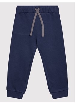 United Colors Of Benetton Spodnie dresowe 3J70GF010 Granatowy Regular Fit ze sklepu MODIVO w kategorii Spodnie chłopięce - zdjęcie 182611395