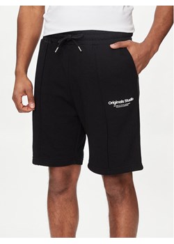Jack&Jones Szorty sportowe Vesterbro 12252251 Czarny Loose Fit ze sklepu MODIVO w kategorii Spodenki męskie - zdjęcie 182611406