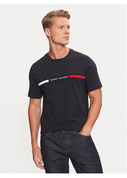 Tommy Hilfiger T-Shirt MW0MW36498 Granatowy Regular Fit ze sklepu MODIVO w kategorii T-shirty męskie - zdjęcie 182611569