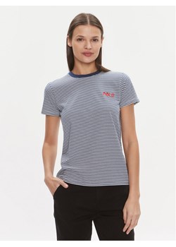 Polo Ralph Lauren T-Shirt 211910135001 Niebieski Regular Fit ze sklepu MODIVO w kategorii Bluzki damskie - zdjęcie 182611576