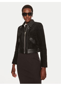 Sisley Kurtka z imitacji skóry 262TLN04J Czarny Regular Fit ze sklepu MODIVO w kategorii Kurtki damskie - zdjęcie 182611595
