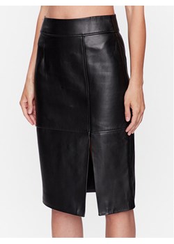 Boss Spódnica z imitacji skóry 50489116 Czarny Slim Fit ze sklepu MODIVO w kategorii Spódnice - zdjęcie 182611608
