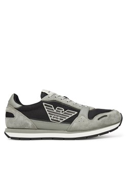 Emporio Armani Sneakersy X4X537 XN730 U549 Szary ze sklepu MODIVO w kategorii Buty sportowe męskie - zdjęcie 182611618