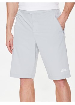 Jack Wolfskin Szorty sportowe Prelight 1508081 Szary Regular Fit ze sklepu MODIVO w kategorii Spodenki męskie - zdjęcie 182611645