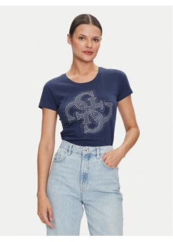 Guess T-Shirt W4YI37 J1314 Niebieski Regular Fit ze sklepu MODIVO w kategorii Bluzki damskie - zdjęcie 182611805