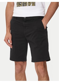 Boss Szorty materiałowe Chino-Slim 50513026 Czarny Slim Fit ze sklepu MODIVO w kategorii Spodenki męskie - zdjęcie 182611866