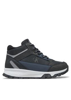 Calvin Klein Jeans Sneakersy High Top Lace-Up Sneaker V3B9-81087-1492 S Czarny ze sklepu MODIVO w kategorii Buty sportowe dziecięce - zdjęcie 182611868
