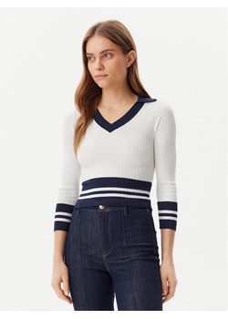 Guess Sweter W5GR46 Z3L10 Écru Regular Fit ze sklepu MODIVO w kategorii Swetry damskie - zdjęcie 182611926