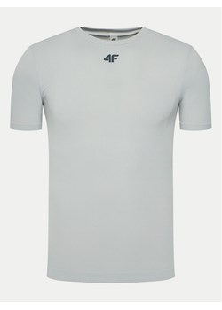 4F Koszulka techniczna 4FWAW24TFTSM0975 Szary Slim Fit ze sklepu MODIVO w kategorii T-shirty męskie - zdjęcie 182612078