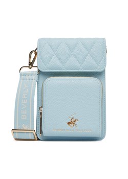Beverly Hills Polo Club Torebka BHPC-L-007-07 Niebieski ze sklepu MODIVO w kategorii Listonoszki - zdjęcie 182612148