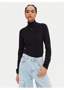 Tommy Jeans Golf Essential DW0DW19686 Czarny Regular Fit ze sklepu MODIVO w kategorii Swetry damskie - zdjęcie 182612179