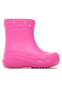 Crocs Kalosze Crocs Classic Boot Kids 208544 Różowy ze sklepu MODIVO w kategorii Kalosze dziecięce - zdjęcie 182612185