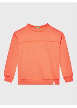 United Colors Of Benetton Bluza 3UHRC10BB Pomarańczowy Regular Fit ze sklepu MODIVO w kategorii Bluzy chłopięce - zdjęcie 182612329