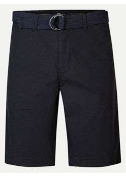 Petrol Industries Szorty materiałowe M-1040-SHO501 Czarny Slim Fit ze sklepu MODIVO w kategorii Spodenki męskie - zdjęcie 182612366