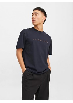 Jack&Jones T-Shirt Star 12234746 Granatowy Relaxed Fit ze sklepu MODIVO w kategorii T-shirty męskie - zdjęcie 182612368