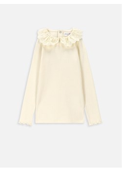 Coccodrillo Bluzka ZC3143102CGK Écru Regular Fit ze sklepu MODIVO w kategorii Bluzki dziewczęce - zdjęcie 182612388