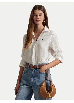 Polo Ralph Lauren Koszula 211970730001 Biały Classic Fit ze sklepu MODIVO w kategorii Koszule damskie - zdjęcie 182612416