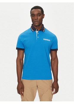 Napapijri Polo E-Zeri NP0A4ID4 Niebieski Regular Fit ze sklepu MODIVO w kategorii T-shirty męskie - zdjęcie 182612505