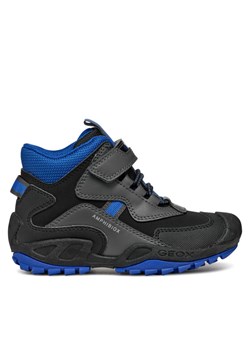 Geox Trzewiki Jr New Savage B Abx J261WB 050BU C0071 D Szary ze sklepu MODIVO w kategorii Buty zimowe dziecięce - zdjęcie 182612697