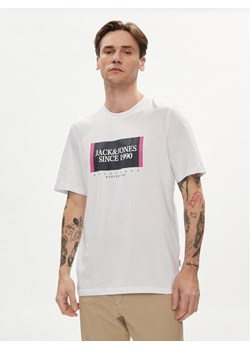 Jack&Jones T-Shirt Lafayette 12252681 Biały Standard Fit ze sklepu MODIVO w kategorii T-shirty męskie - zdjęcie 182612716