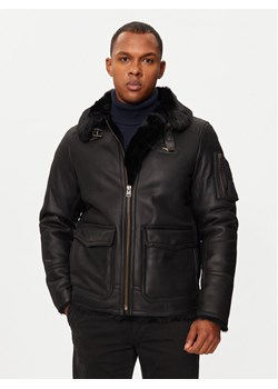 Aeronautica Militare Kożuch 242PN1621763 Czarny Regular Fit ze sklepu MODIVO w kategorii Kurtki męskie - zdjęcie 182612727